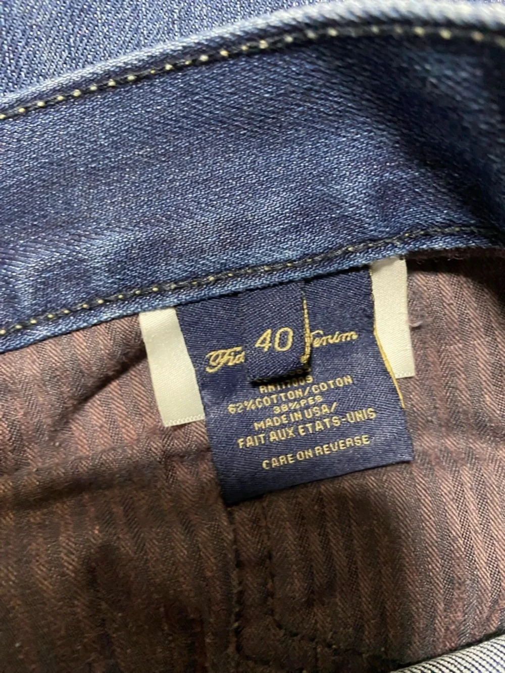 Fidelity Men's Dark Blue Relaxed Straight Jeans